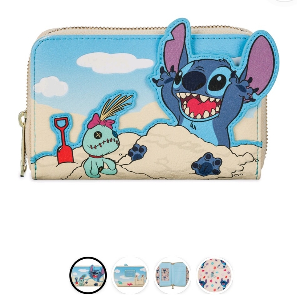 NWT Disney Stitch Loungefly Wallet